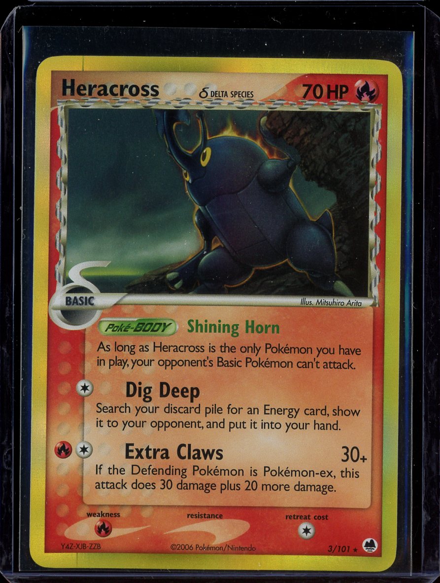 Heracross 3/101 Holo EX Dragon Frontiers