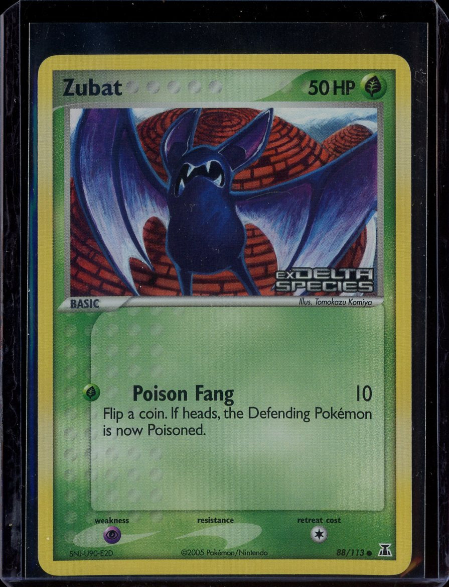 Zubat 88/113 Reverse Holo EX Delta Species