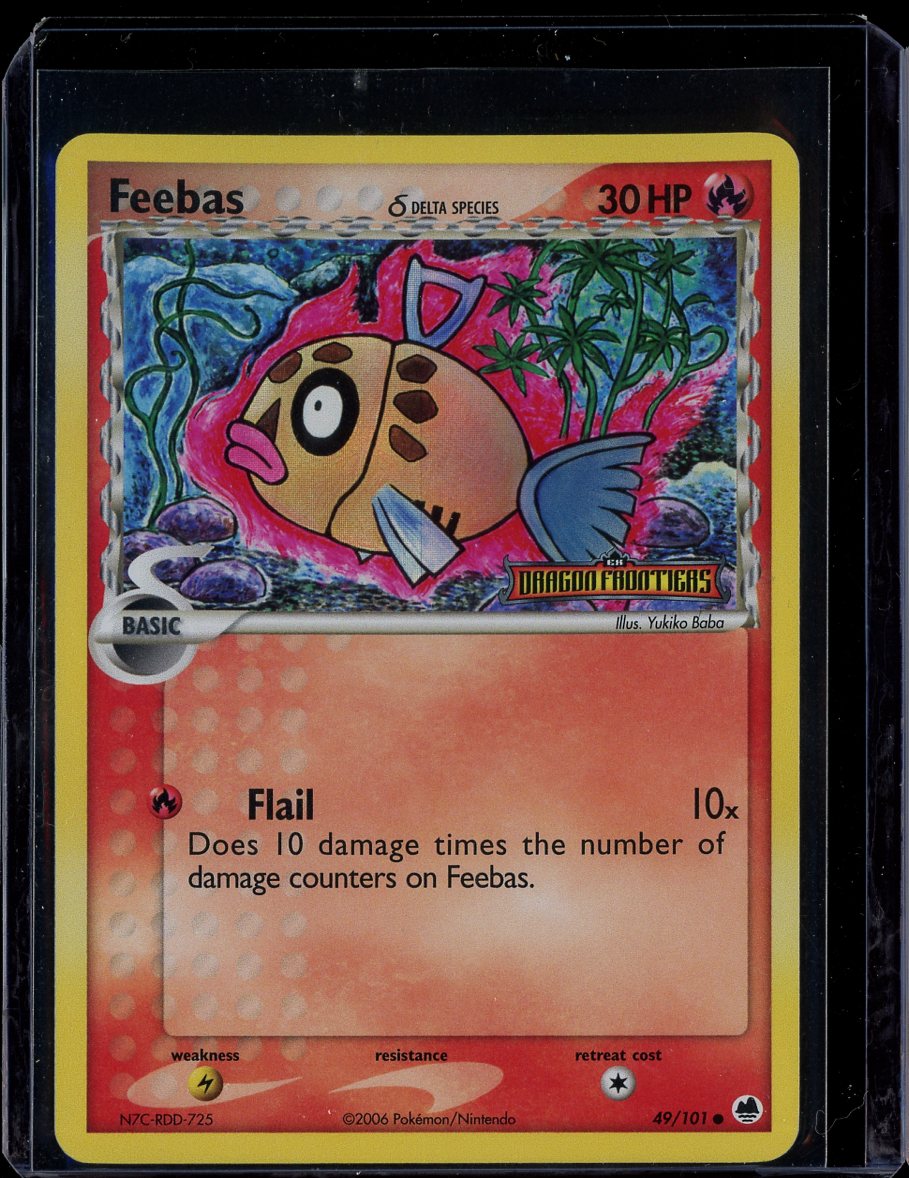 Feebas 49/101 Reverse Holo EX Dragon Frontiers