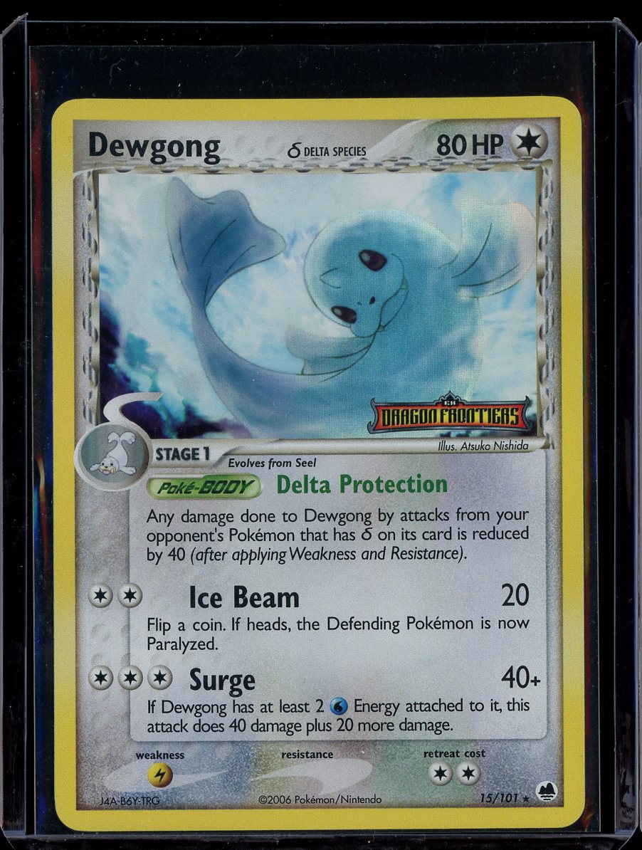 Dewgong 15/101 Reverse Holo EX Dragon Frontiers