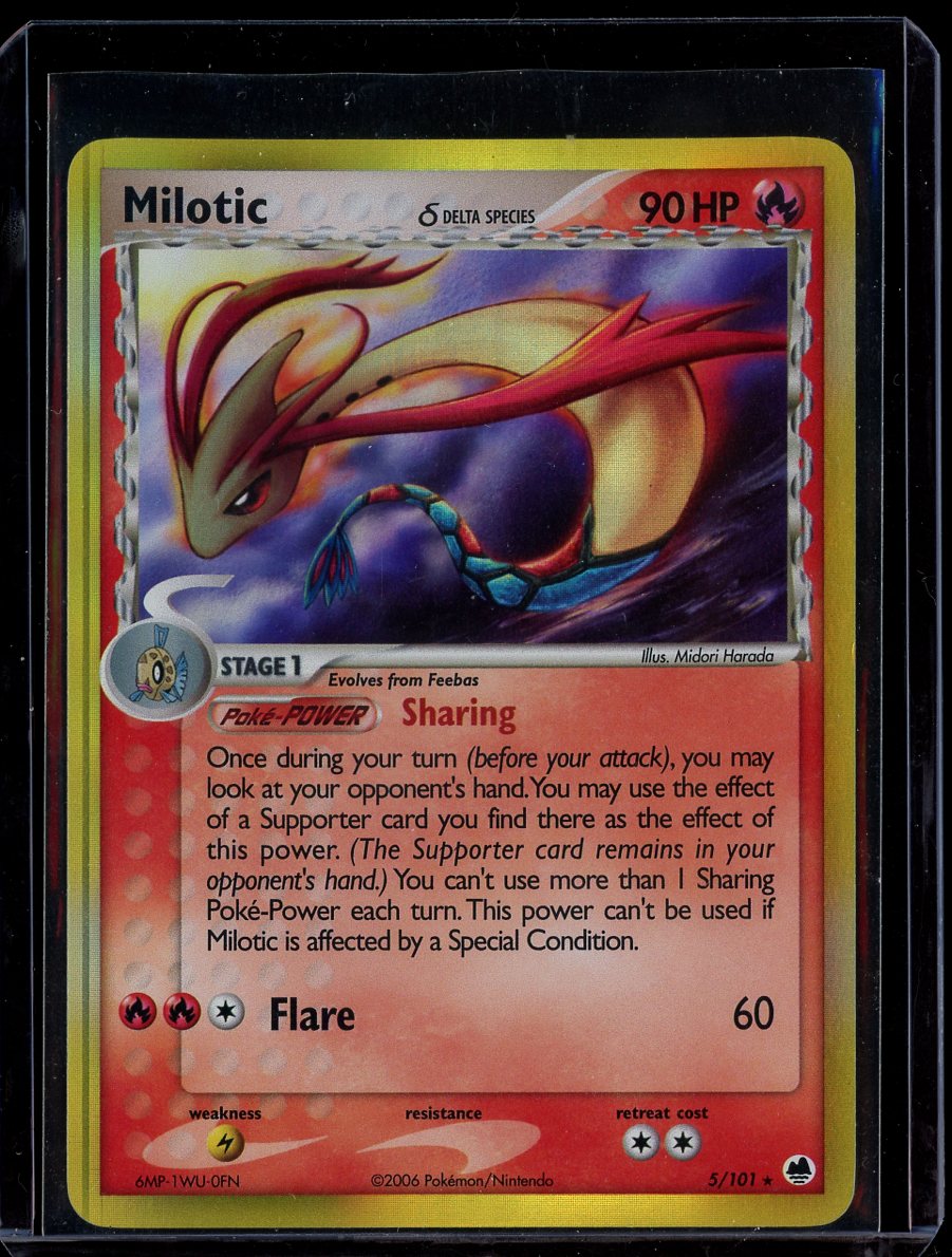 Milotic 5/101 Holo EX Dragon Frontiers