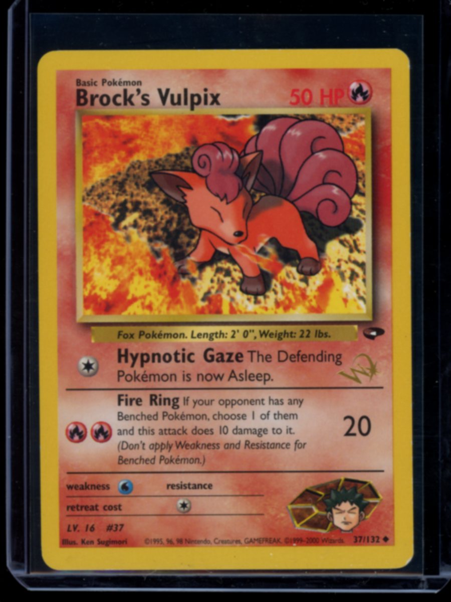 Brock's Vulpix (Wizards Stamp) #37