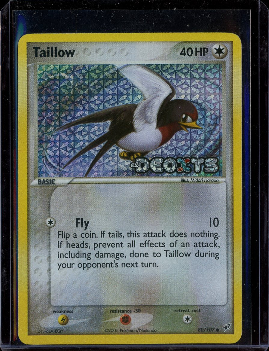 Tailow 80/107 Reverse Holo EX Deoxys