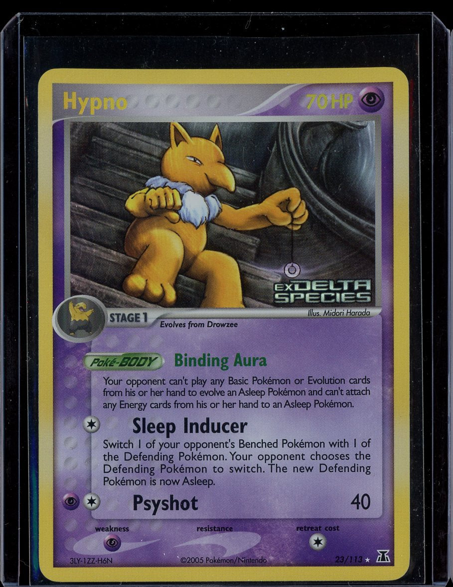 Hypno 23/113 Reverse Holo EX Delta Species