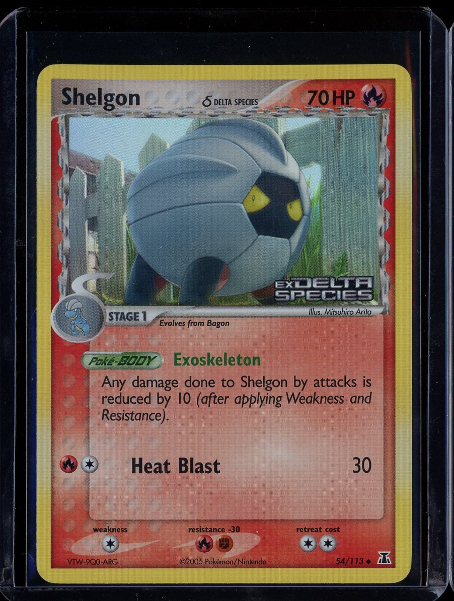 Shelgon 54/113 Reverse Holo EX Delta Species