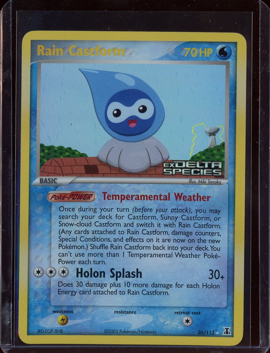 Rain Castform 26/113 Reverse Holo EX Delta Species