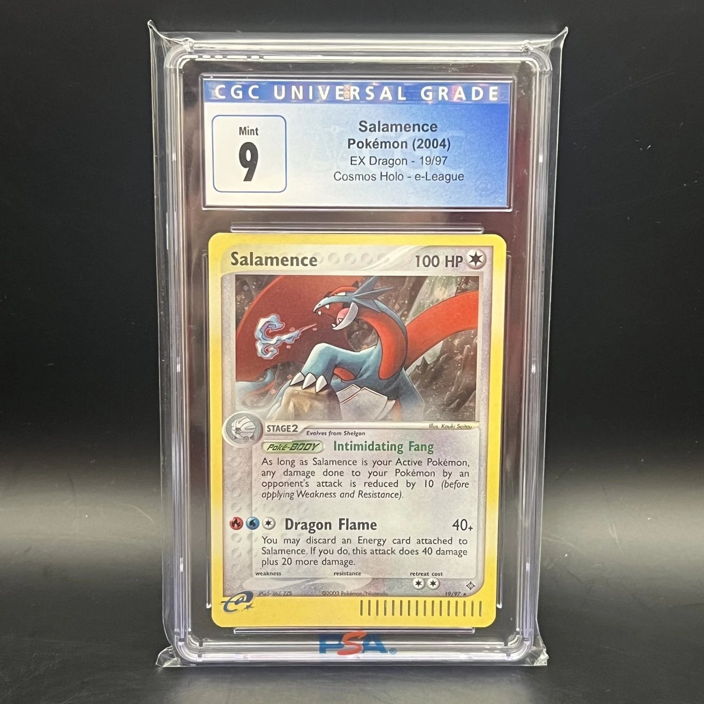 Pokemon EX Dragon Salamence Cosmos Holo 19/97 CGC Mint 9