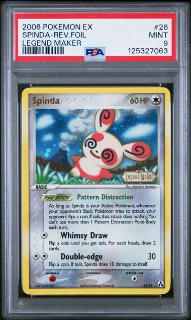 Spinda (Reverse) #26 PSA 9